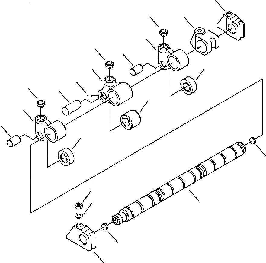 Схема запчастей Komatsu WA450-3L - FIG. A-A ТОЛКАТЕЛЬ КЛАПАНА ДВИГАТЕЛЬ
