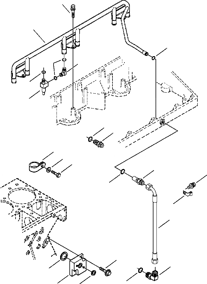 Схема запчастей Komatsu WA450-3L - FIG. A-AA МАСЛ. КОЛЛЕКТОР ДВИГАТЕЛЬ