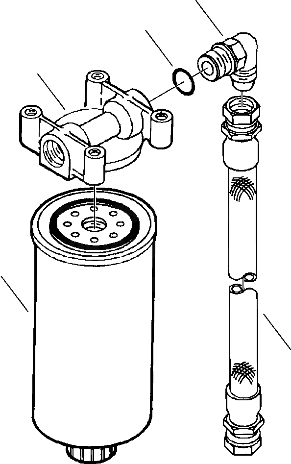 Схема запчастей Komatsu WA450-3L - FIG. A-A ТОПЛИВН. ФИЛЬТР. ДВИГАТЕЛЬ