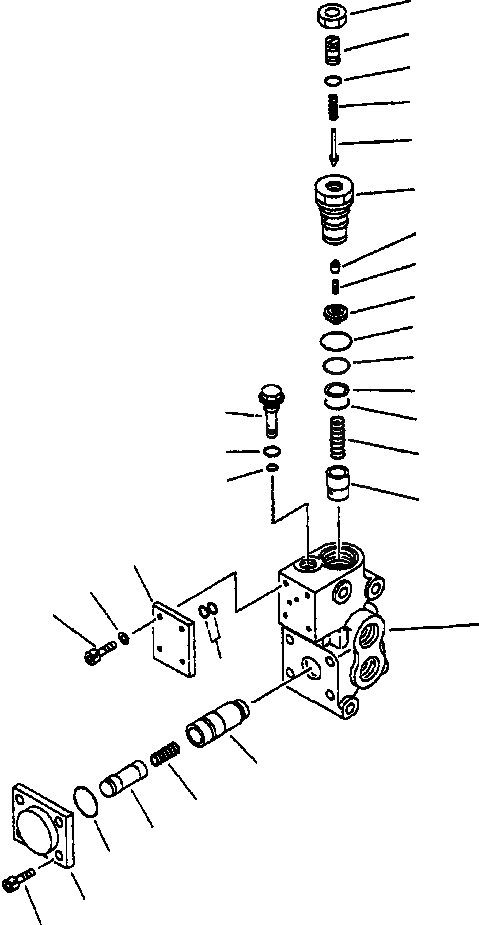 Схема запчастей Komatsu WA450-3L - FIG. H79-A ОТСЕКАЮЩИЙ КЛАПАН ГИДРАВЛИКА