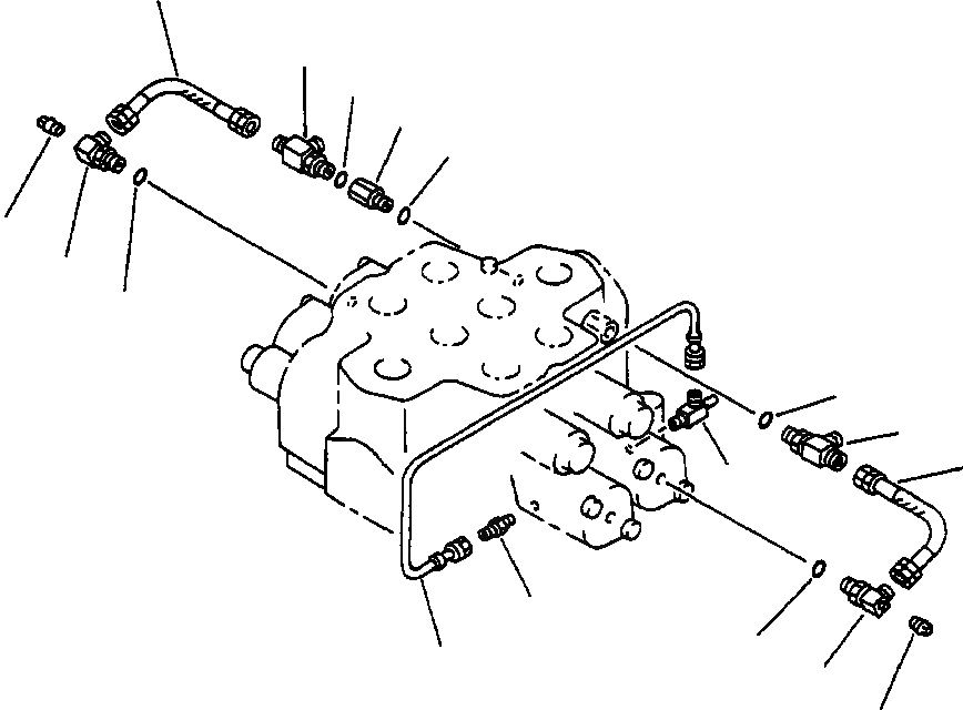 Схема запчастей Komatsu WA450-3L - FIG. H-A ОБОРУД-Е УПРАВЛЯЮЩ. КЛАПАН - LUBE ЛИНИИ - TWO-СЕКЦ. КЛАПАН ГИДРАВЛИКА
