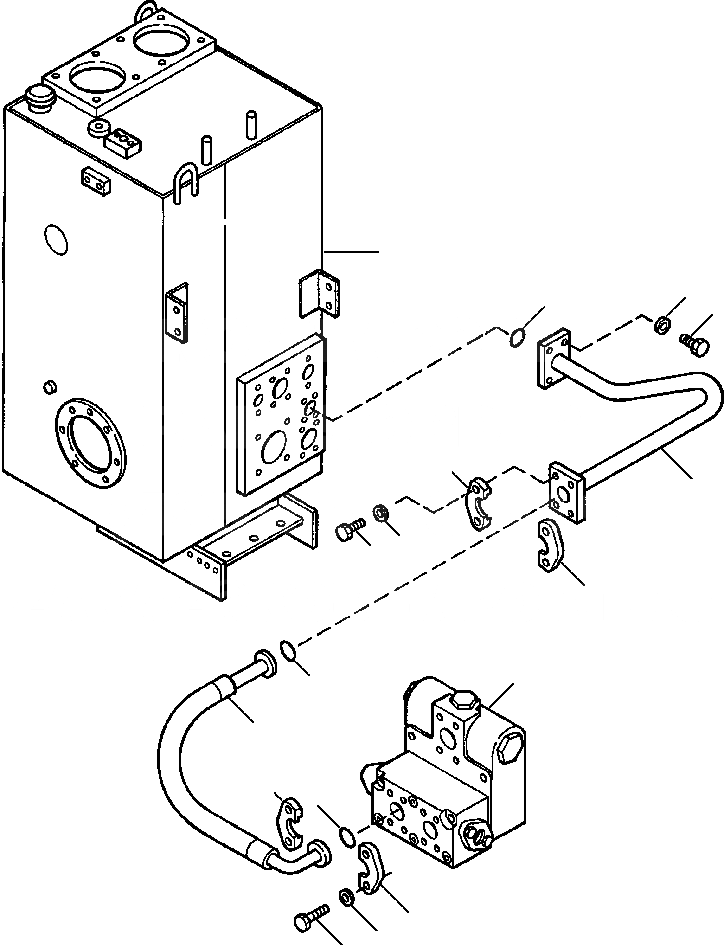 Схема запчастей Komatsu WA450-3L - FIG. H-A GROUND ПРИВОДN ГИДРАВЛИКА РУЛ. УПРАВЛЕНИЯ - РЕЗЕРВУАР - DIVIDER КЛАПАН ГИДРАВЛИКА