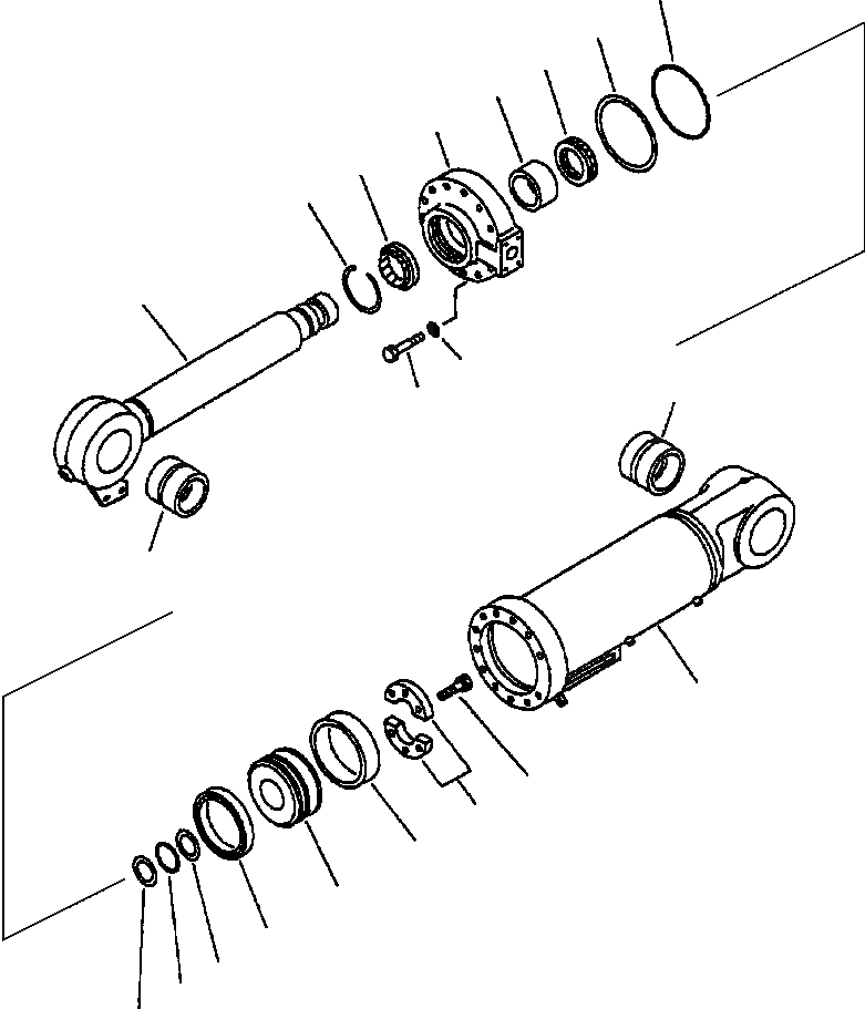 Схема запчастей Komatsu WA450-3L - FIG. H-A ЦИЛИНДР ASSEMBLY - РАЗГРУЗКА - HI-LIFT ГИДРАВЛИКА