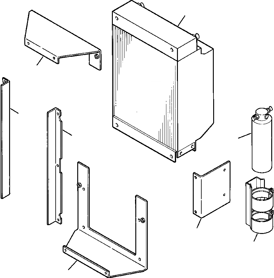 Схема запчастей Komatsu WA450-3L - FIG. K7-A КОНДИЦ. ВОЗДУХА - КОНДЕНСАТОР И КРЕПЛЕНИЕ КАБИНА ОПЕРАТОРА И СИСТЕМА УПРАВЛЕНИЯ