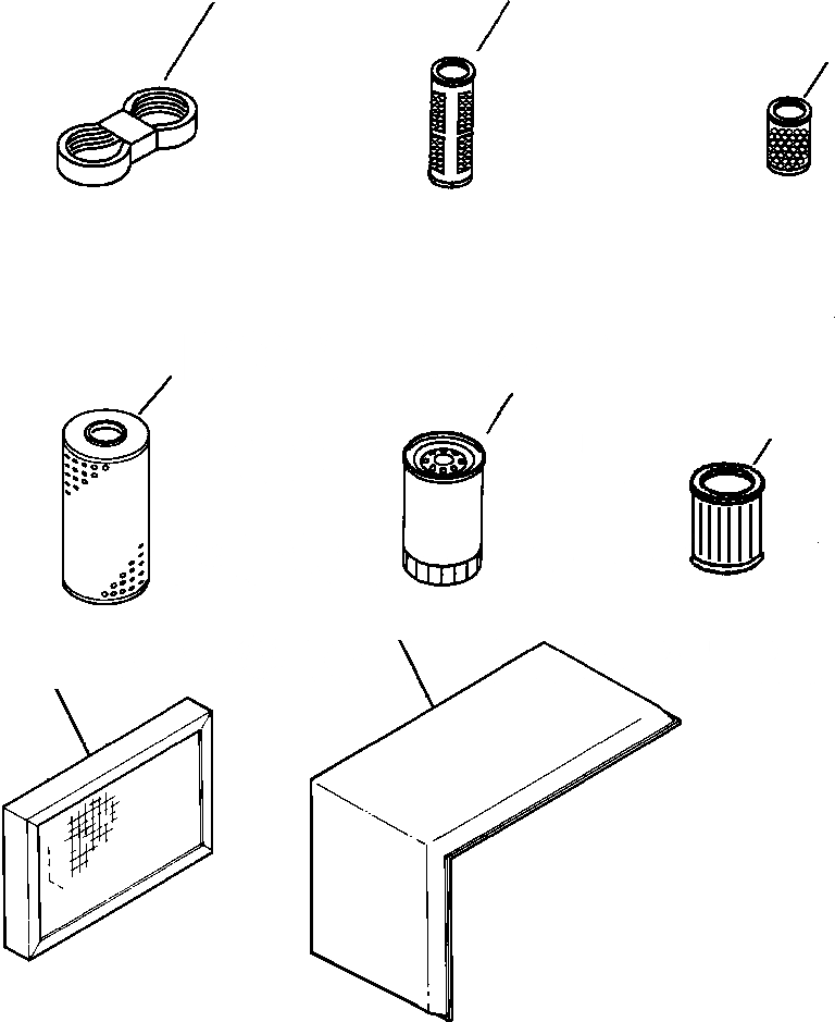 Схема запчастей Komatsu WA450-3L - FIG. V-A ПРИВОД РЕМЕНЬS, ФИЛЬТРS, ФИЛЬТР.S, И ЭЛЕМЕНТS АКСЕССУАРЫ