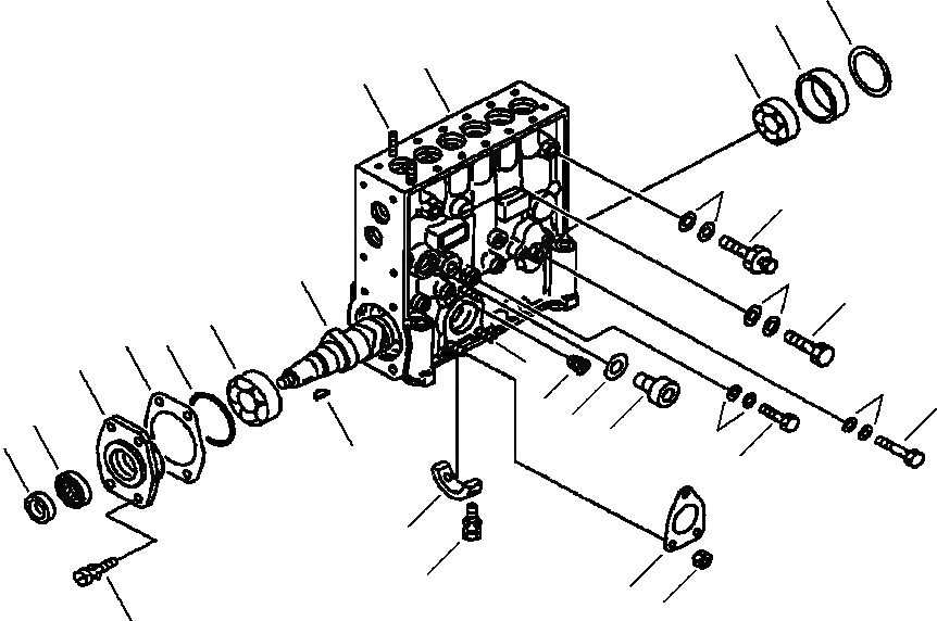 Схема запчастей Komatsu WA450-3MC - FIG. A-BKA ТОПЛ. НАСОС - КОЖУХ ASSEMBLY ДВИГАТЕЛЬ