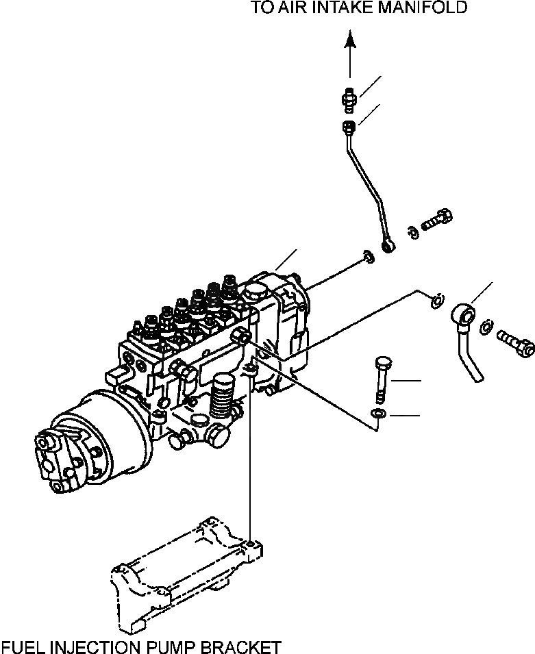 Схема запчастей Komatsu WA450-3MC - FIG. A-A7B7 ТОПЛ. НАСОС И КРЕПЛЕНИЕ ДВИГАТЕЛЬ
