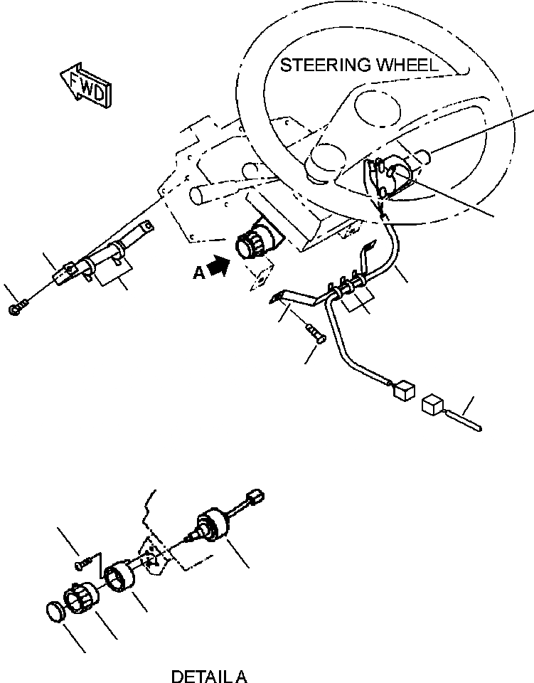 Схема запчастей Komatsu WA450-3MC - FIG. E-A ВКЛЮЧЕНИЕ СТАРТЕРА И ВКЛЮЧЕНИЕ ДВОРНИКОВ ЭЛЕКТРИКА