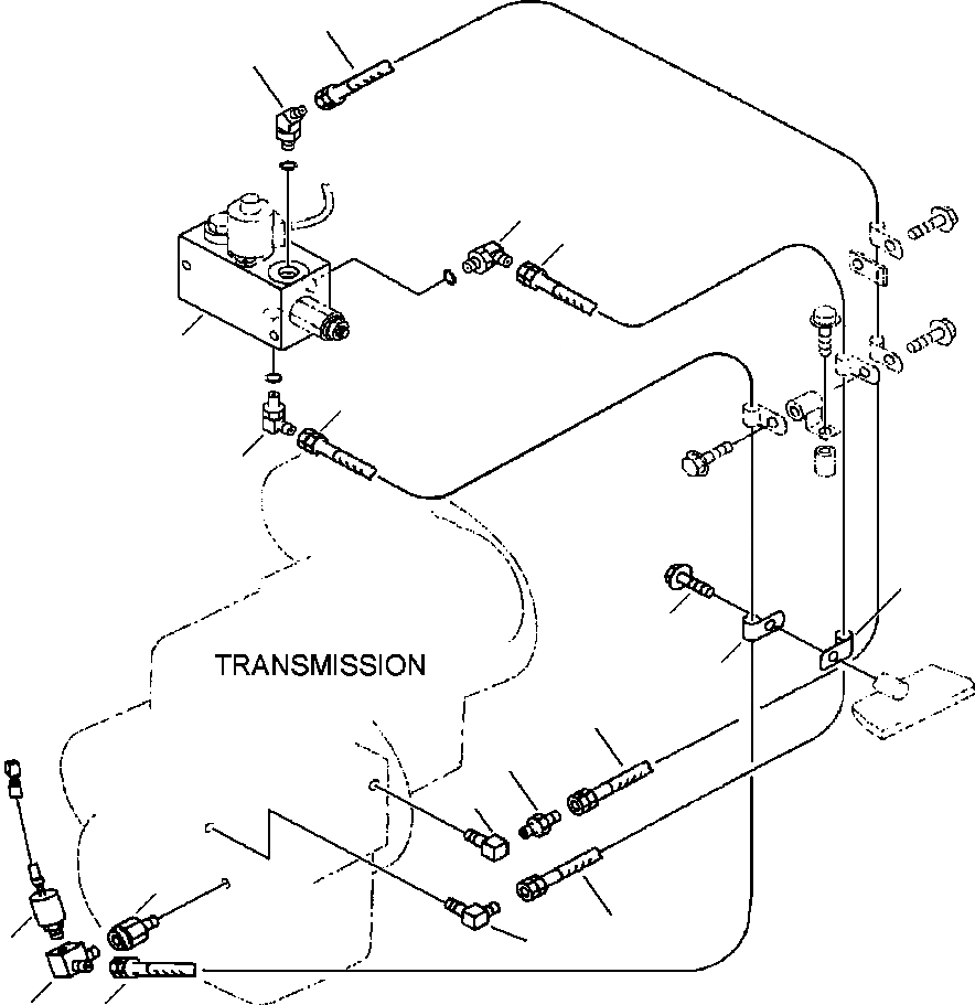Схема запчастей Komatsu WA450-3MC - FIG. F-A ГИДРОТРАНСФОРМАТОР И ТРАНСМИССИЯ - ГИДРОЛИНИЯ СТОЯНОЧНОГО ТОРМОЗА СИЛОВАЯ ПЕРЕДАЧА И КОНЕЧНАЯ ПЕРЕДАЧА