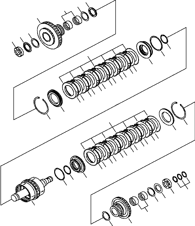 Схема запчастей Komatsu WA450-3MC - FIG. F-7A ТРАНСМИССИЯ - THIRD И FOURTH SPEED МУФТА - CURRENT ВЕРСИЯ СИЛОВАЯ ПЕРЕДАЧА И КОНЕЧНАЯ ПЕРЕДАЧА