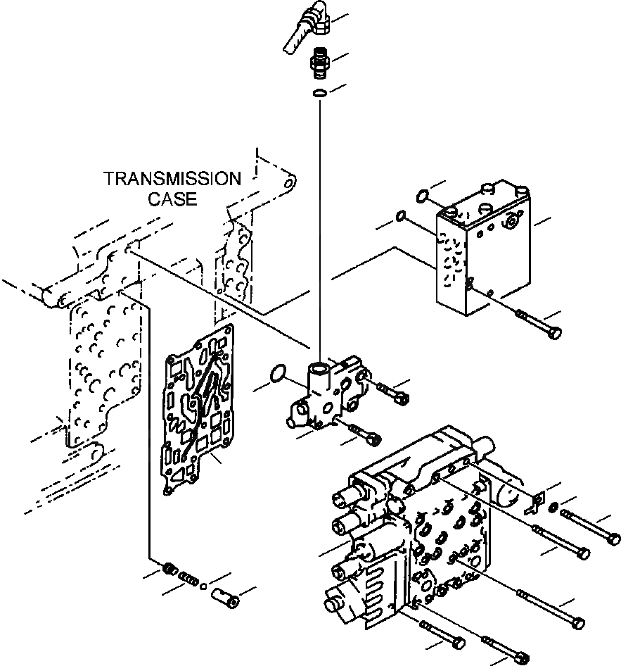Схема запчастей Komatsu WA450-3MC - FIG. F-7A ТРАНСМИССИЯ - КРЕПЛЕНИЕ КОНТРОЛЬНОГО КЛАПАНА - CURRENT ВЕРСИЯ СИЛОВАЯ ПЕРЕДАЧА И КОНЕЧНАЯ ПЕРЕДАЧА