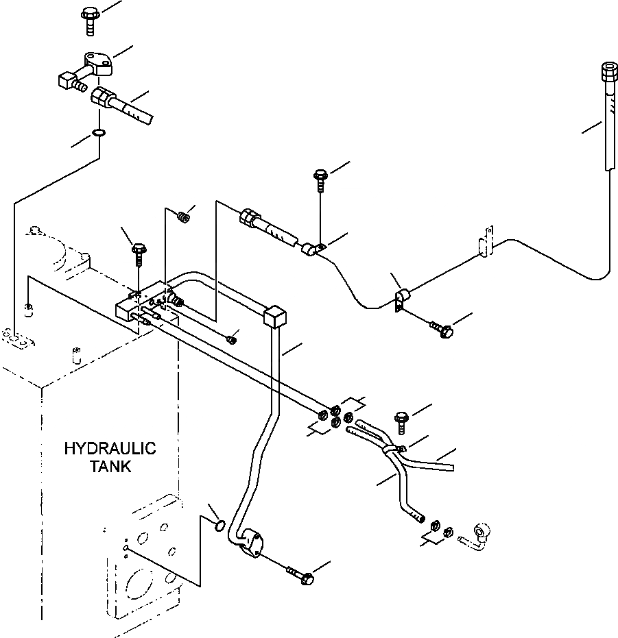 Схема запчастей Komatsu WA450-3MC - FIG. H-A ГИДР. БАК. - КЛАПАН PPCAND ТОРМОЗНОЙ КЛАПАН ВОЗВРАТН. ЛИНИЯ ГИДРАВЛИКА