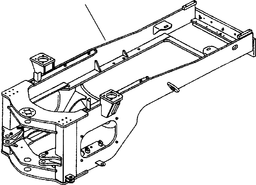 Схема запчастей Komatsu WA450-3MC - FIG. J-A ЗАДН. РАМА ОСНОВНАЯ РАМА И ЕЕ ЧАСТИ