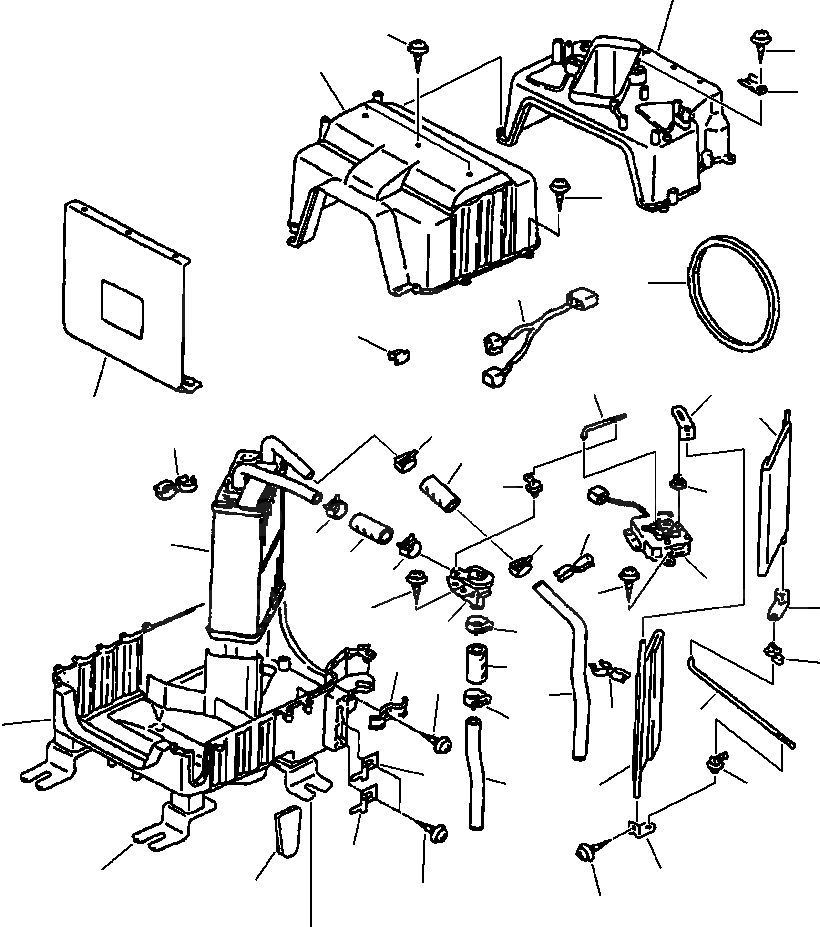 Схема запчастей Komatsu WA450-3MC - FIG. K7-A ОТОПИТЕЛЬ КАБИНА ОПЕРАТОРА И СИСТЕМА УПРАВЛЕНИЯ