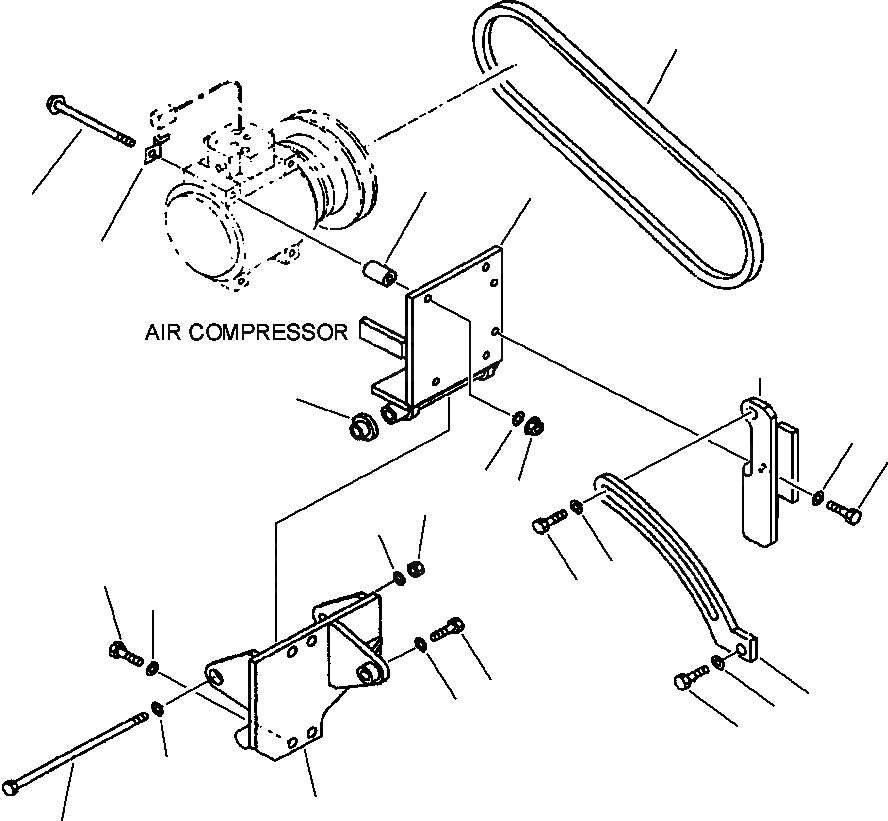 Схема запчастей Komatsu WA450-3MC - FIG. K7-A КОНДИЦ. ВОЗДУХА - КОМПРЕССОР КРЕПЛЕНИЕ КАБИНА ОПЕРАТОРА И СИСТЕМА УПРАВЛЕНИЯ