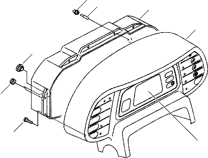 Схема запчастей Komatsu WA450-3MC - FIG. K-A ОСНОВН. МОНИТОР - INTERNAL ЧАСТИ КАБИНА ОПЕРАТОРА И СИСТЕМА УПРАВЛЕНИЯ