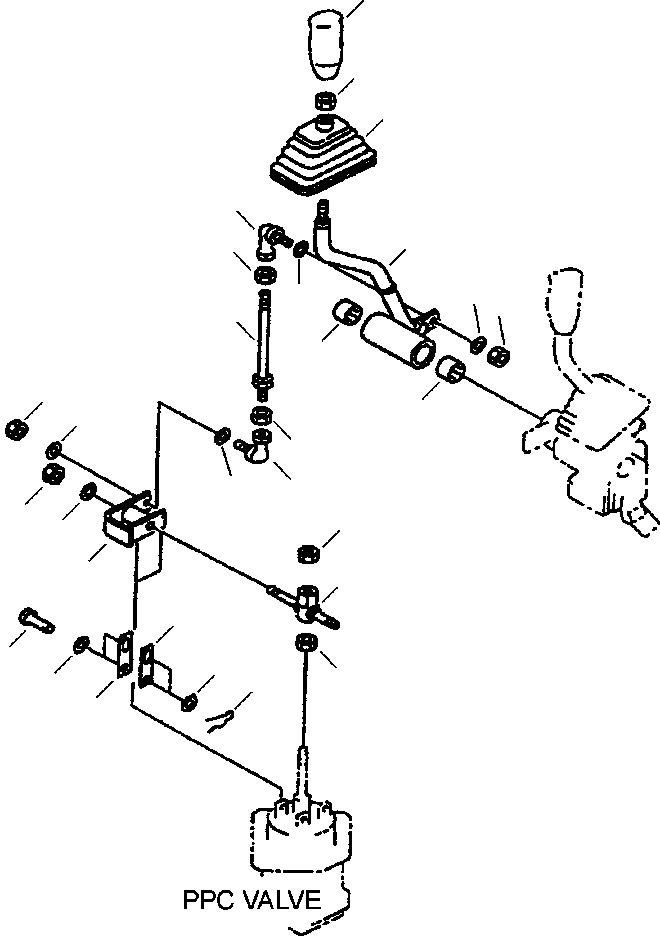 Схема запчастей Komatsu WA450-3MC - FIG. K-A УПРАВЛЕНИЕ ПОГРУЗКОЙ - НАВЕСН. ОБОРУД РЫЧАГ КАБИНА ОПЕРАТОРА И СИСТЕМА УПРАВЛЕНИЯ