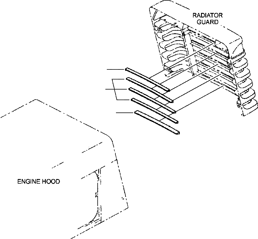 Схема запчастей Komatsu WA450-3MC - FIG. M-A ЗАЩИТА РАДИАТОРА - ЩИТКИ ЧАСТИ КОРПУСА