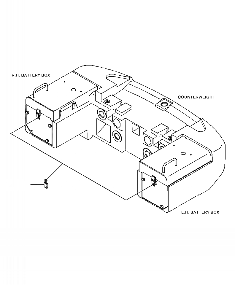 Схема запчастей Komatsu WA470-6 - E-A ANTI АНТИВАНДАЛЬН. КОРПУС АККУМУЛЯТОРА ЭЛЕКТРИКА