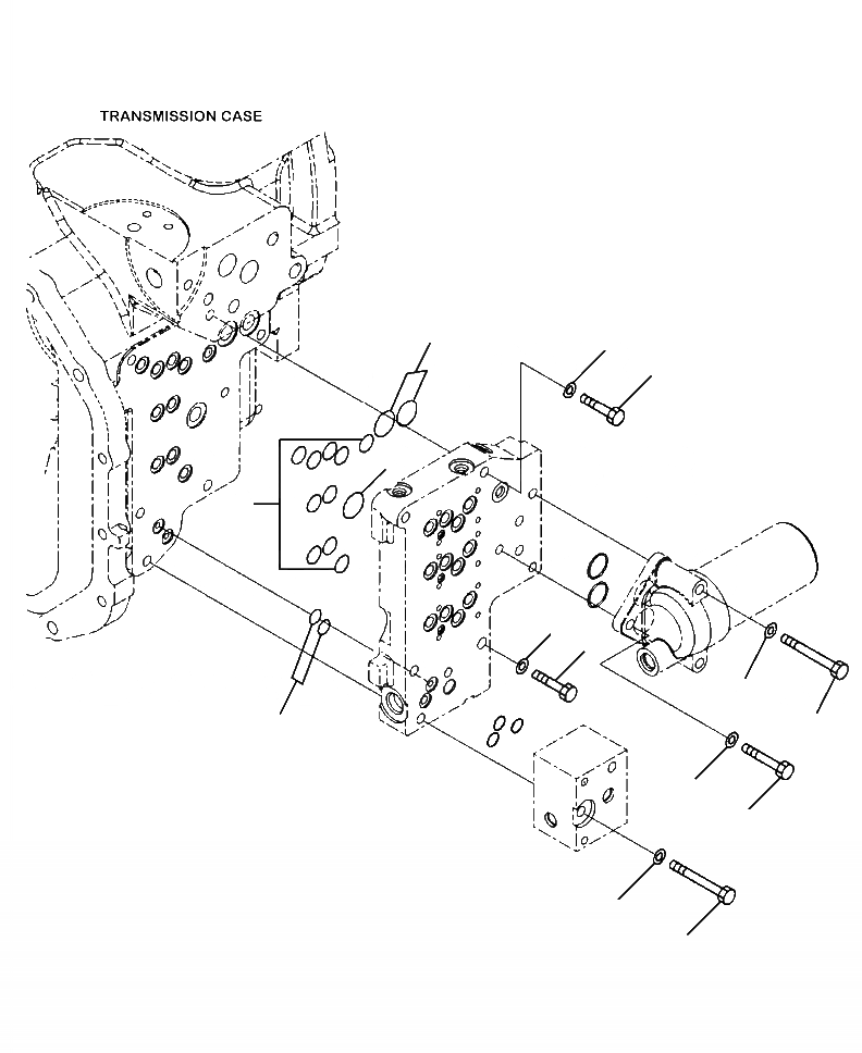 Схема запчастей Komatsu WA470-6 - F-A ТРАНСМИССИЯ ЛЕВ. ОСНОВН. КЛАПАН (/) СИЛОВАЯ ПЕРЕДАЧА И КОНЕЧНАЯ ПЕРЕДАЧА