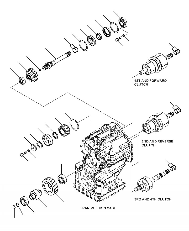 Схема запчастей Komatsu WA470-6 - F-7A ТРАНСМИССИЯ ВХОДН. ВАЛ (БЕЗ БЛОКИР.UP) СИЛОВАЯ ПЕРЕДАЧА И КОНЕЧНАЯ ПЕРЕДАЧА