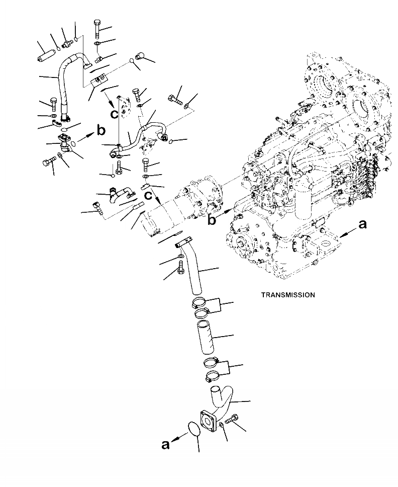 Схема запчастей Komatsu WA470-6 - H-A ГИДР. НАСОС. ЛИНИЯ ТРАНСМИССИИ ГИДРАВЛИКА