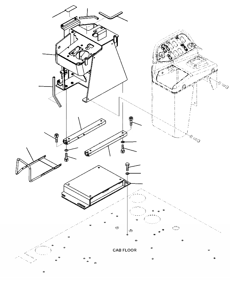 Схема запчастей Komatsu WA470-6 - K-A УПРАВЛЕНИЕ ПОГРУЗКОЙS SLIDE (MULTI-FUNCTION РЫЧАГ) OPERATORXD S ОБСТАНОВКА И СИСТЕМА УПРАВЛЕНИЯ