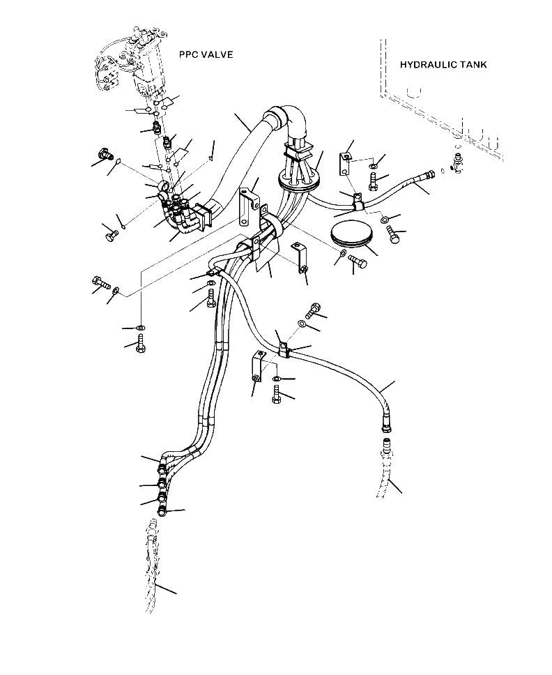Схема запчастей Komatsu WA470-6 - K-7A УПРАВЛЕНИЕ ПОГРУЗКОЙS PPC ПАТРУБКИ (2-Х СЕКЦИОНН. УПРАВЛЯЮЩ. КЛАПАН) (/) OPERATORXD S ОБСТАНОВКА И СИСТЕМА УПРАВЛЕНИЯ