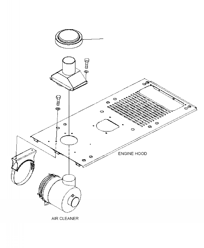 Схема запчастей Komatsu WA470-6 - M-9A КАПОТ КРЫШКА ВОЗДУХООЧИСТИТЕЛЯ ЧАСТИ КОРПУСА