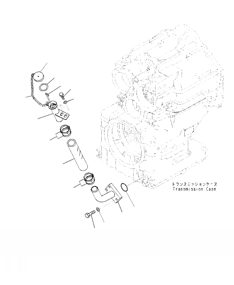 Схема запчастей Komatsu WA470-7 - F- ГИДРОТРАНСФОРМАТОР И ТРАНСМИССИЯ НАПОЛНИТЕЛЬ ТРУБКА СИЛОВАЯ ПЕРЕДАЧА И КОНЕЧНАЯ ПЕРЕДАЧА