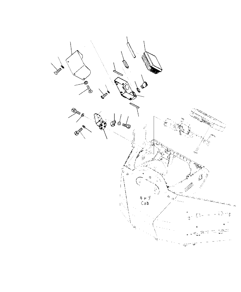 Схема запчастей Komatsu WA470-7 - K- КАБИНА ROPS И ОСНОВН. КОНСТРУКЦИЯ ГРУППА ЗАДН.VIEW МОНИТОР OPERATORXD S ОБСТАНОВКА И СИСТЕМА УПРАВЛЕНИЯ