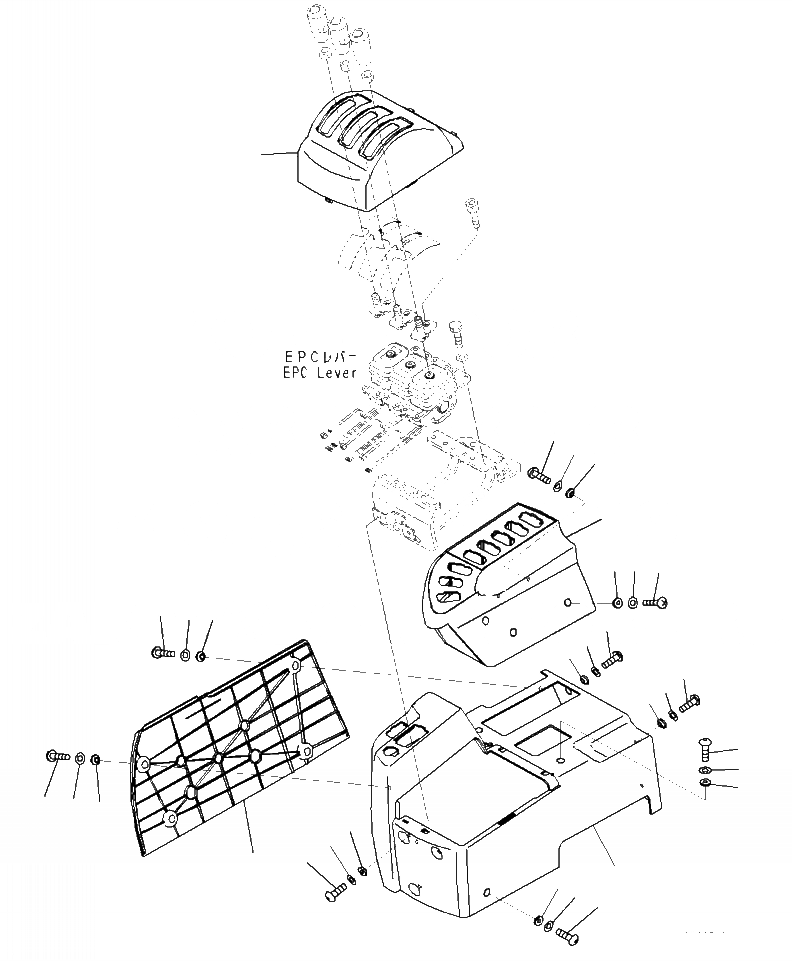 Схема запчастей Komatsu WA470-7 - K-7 УПРАВЛЕНИЕ ПОГРУЗКОЙ БЛОК С -EPC РЫЧАГ УПРАВЛЕНИЕ ПОГРУЗКОЙ, COVER OPERATORXD S ОБСТАНОВКА И СИСТЕМА УПРАВЛЕНИЯ
