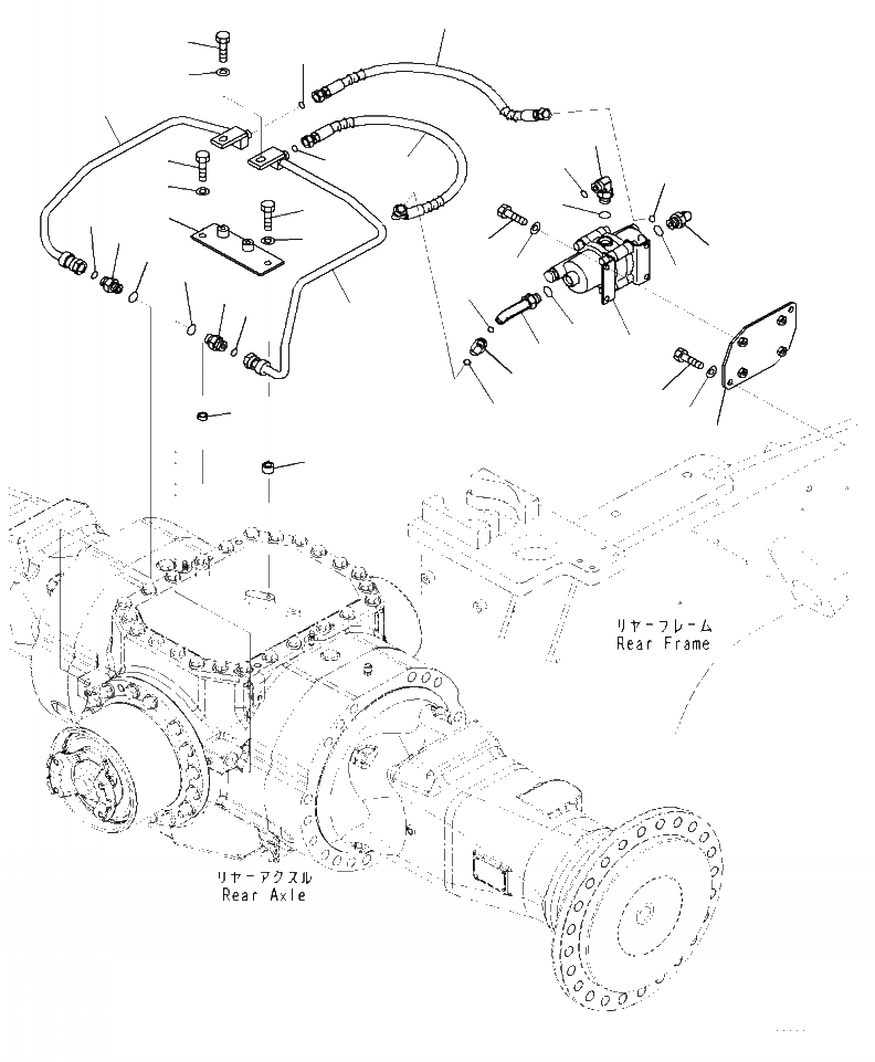 Схема запчастей Komatsu WA470-7 - K7- ТОРМОЗНАЯ ГИДРОЛИНИЯ ЗАДН. РЕГУЛ. УСИЛИЯ OPERATORXD S ОБСТАНОВКА И СИСТЕМА УПРАВЛЕНИЯ