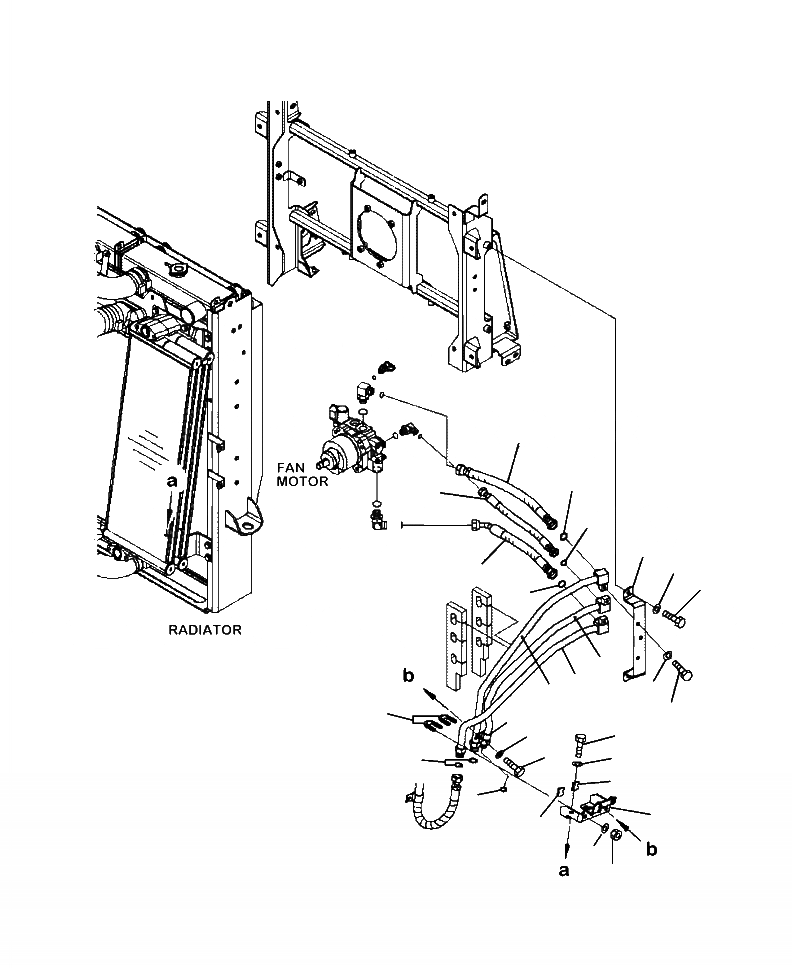 Схема запчастей Komatsu WA470-6 - C-A МОТОР ВЕНТИЛЯТОРА ГИДРОЛИНИЯ FROM МОТОР ВЕНТИЛЯТОРА СИСТЕМА ОХЛАЖДЕНИЯ