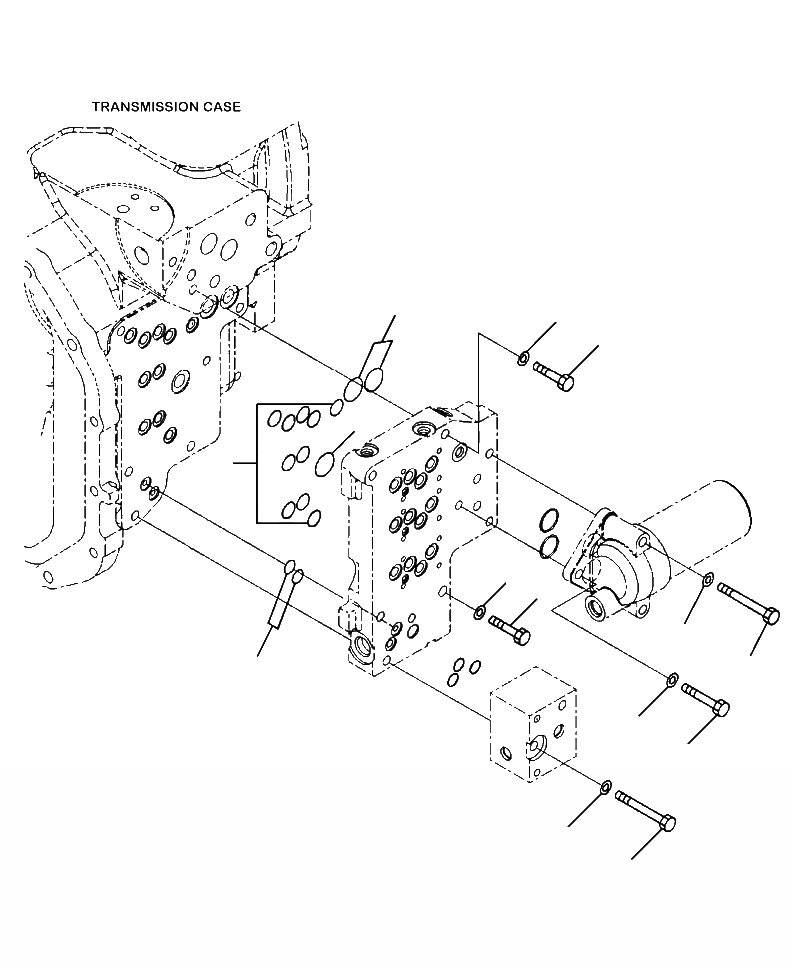 Схема запчастей Komatsu WA470-6 - F-A ТРАНСМИССИЯ ЛЕВ. ОСНОВН. КЛАПАН (/) СИЛОВАЯ ПЕРЕДАЧА И КОНЕЧНАЯ ПЕРЕДАЧА
