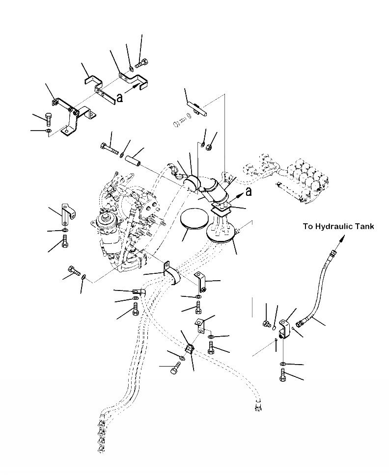 Схема запчастей Komatsu WA470-6 - K-9A УПРАВЛЕНИЕ ПОГРУЗКОЙS PPC ПАТРУБКИ (MULTI-FUNCTION РЫЧАГ) (/) OPERATORXD S ОБСТАНОВКА И СИСТЕМА УПРАВЛЕНИЯ