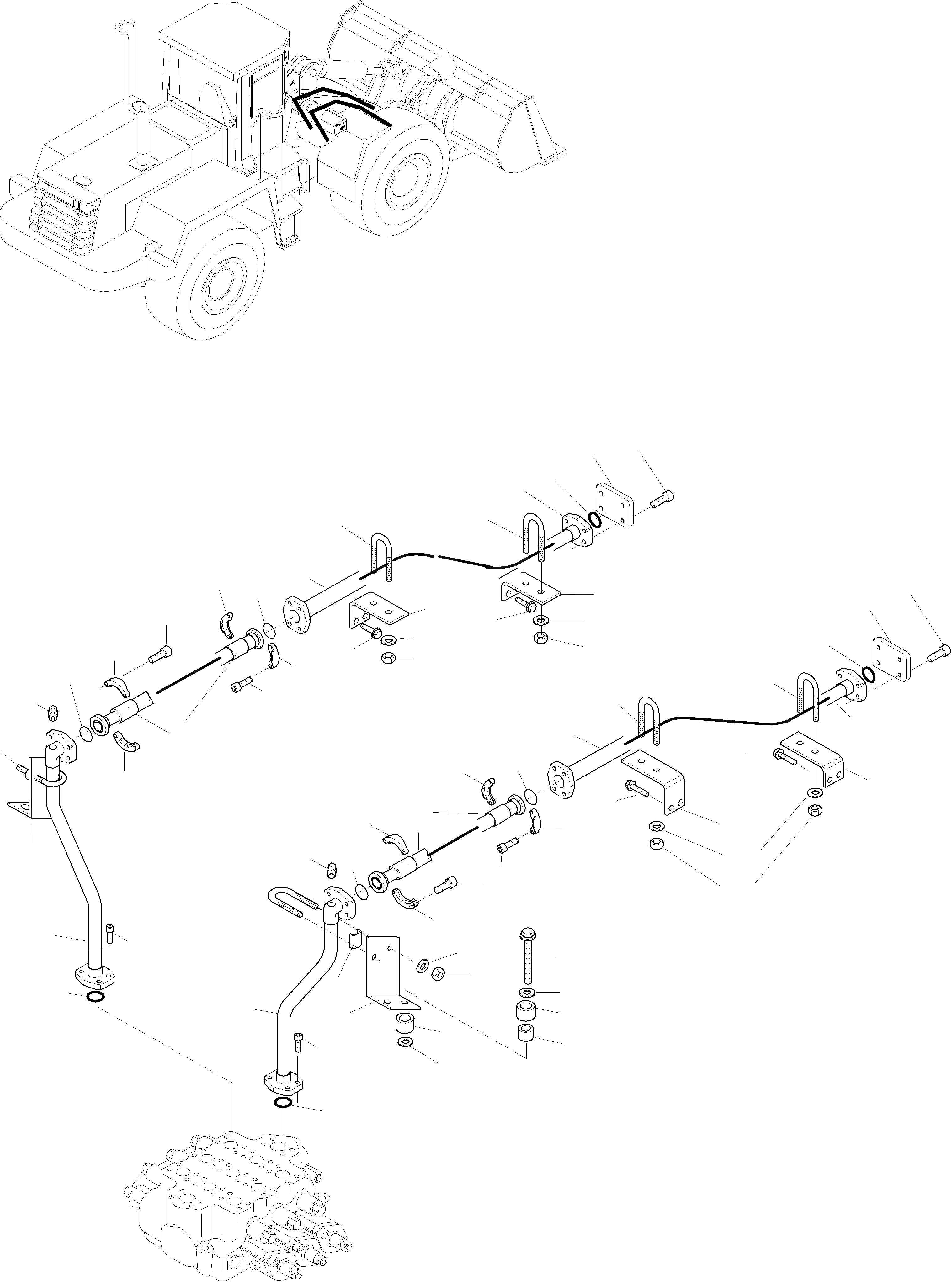Схема запчастей Komatsu WA470-3 Active - ТРУБЫS ДЛЯ АКСЕССУАРЫ ОБОРУД-Е, WAYS УПРАВЛЯЮЩ. КЛАПАН ГИДРАВЛИКА