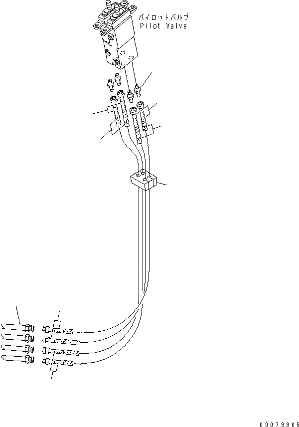 Схема запчастей Komatsu WA480-5L - ОСНОВН. КОНСТРУКЦИЯ (P.P.C ТРУБЫ) КАБИНА ОПЕРАТОРА И СИСТЕМА УПРАВЛЕНИЯ