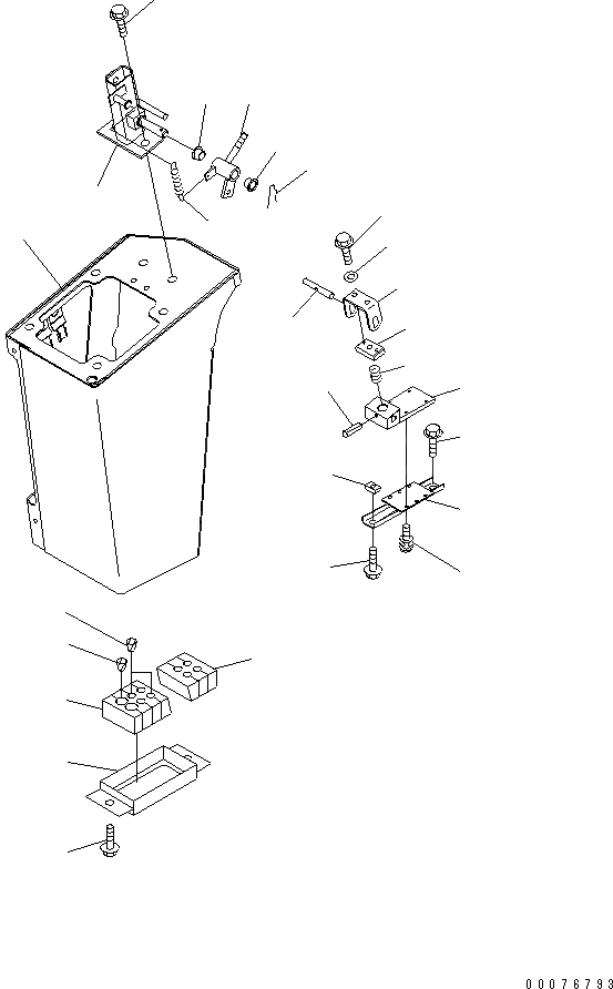 Схема запчастей Komatsu WA480-5L - УПРАВЛЕНИЕ ПОГРУЗКОЙ (НАКЛОН. СУППОРТ) (ДЛЯ MULTI FUNCTION РЫЧАГ) КАБИНА ОПЕРАТОРА И СИСТЕМА УПРАВЛЕНИЯ