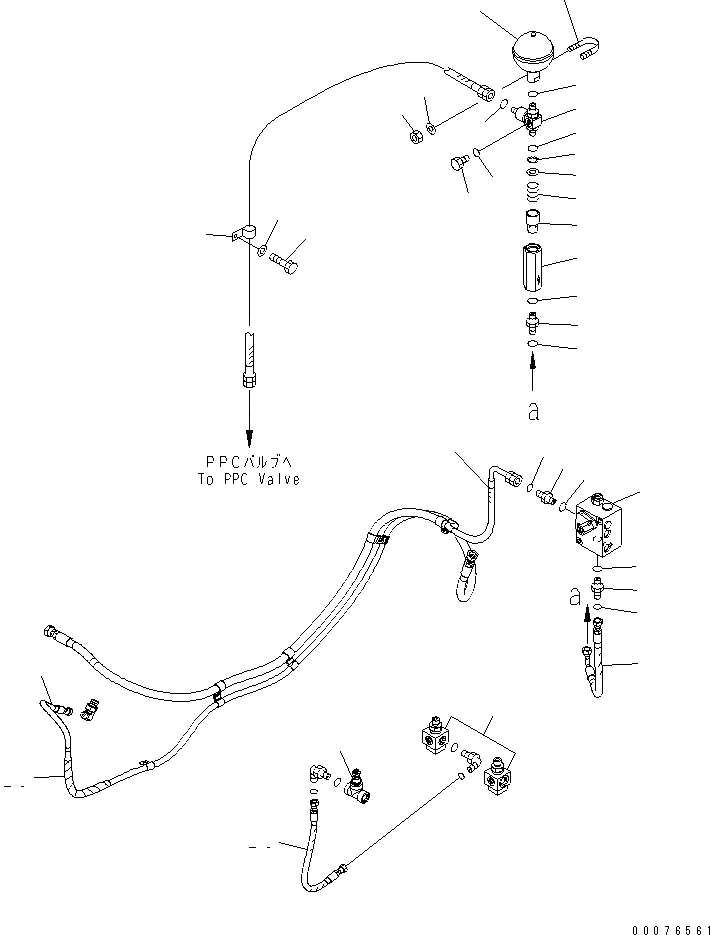 Схема запчастей Komatsu WA480-5L - ОТСЕК ДВИГАТЕЛЯ(КОНТРОЛЬНЫЙ КЛАПАНAND ЗАГРУЗОЧН. КЛАПАН И ПАРКОВОЧН. КЛАПАН) (/) ЧАСТИ КОРПУСА
