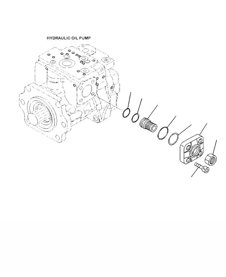 Схема запчастей Komatsu WA480-6 - H-A ГИДР. НАСОС. ПОГРУЗ. НАСОС (/) ГИДРАВЛИКА