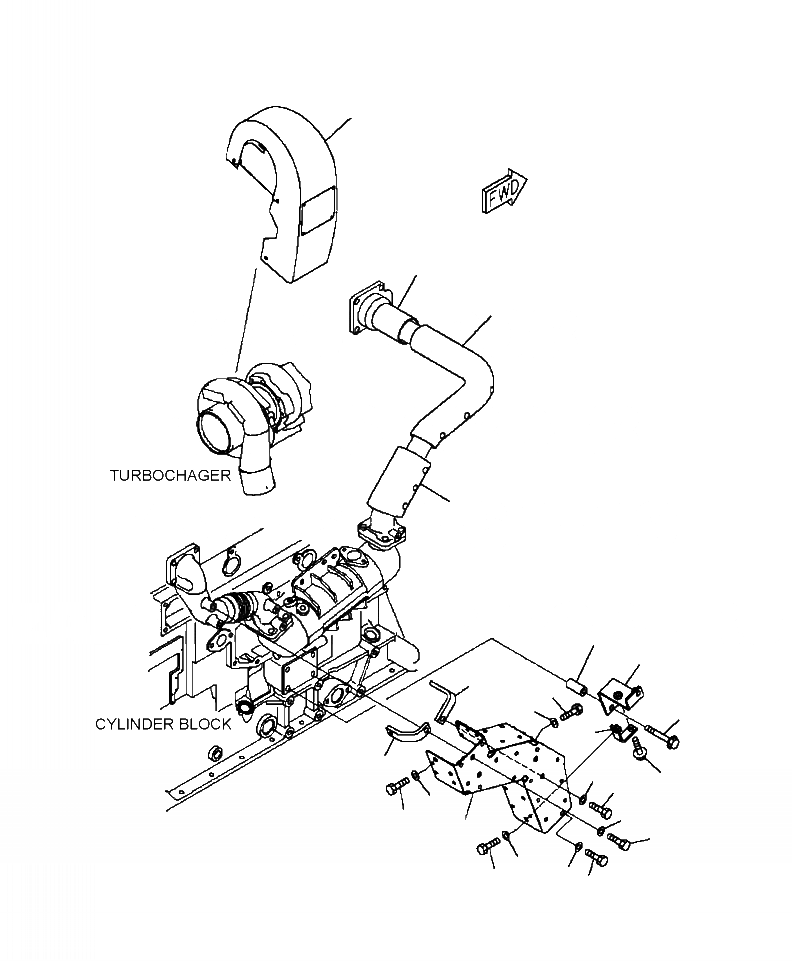 Схема запчастей Komatsu WA480-6 - A-B7A ТЕРМОЗАЩИТА ДВИГАТЕЛЬ