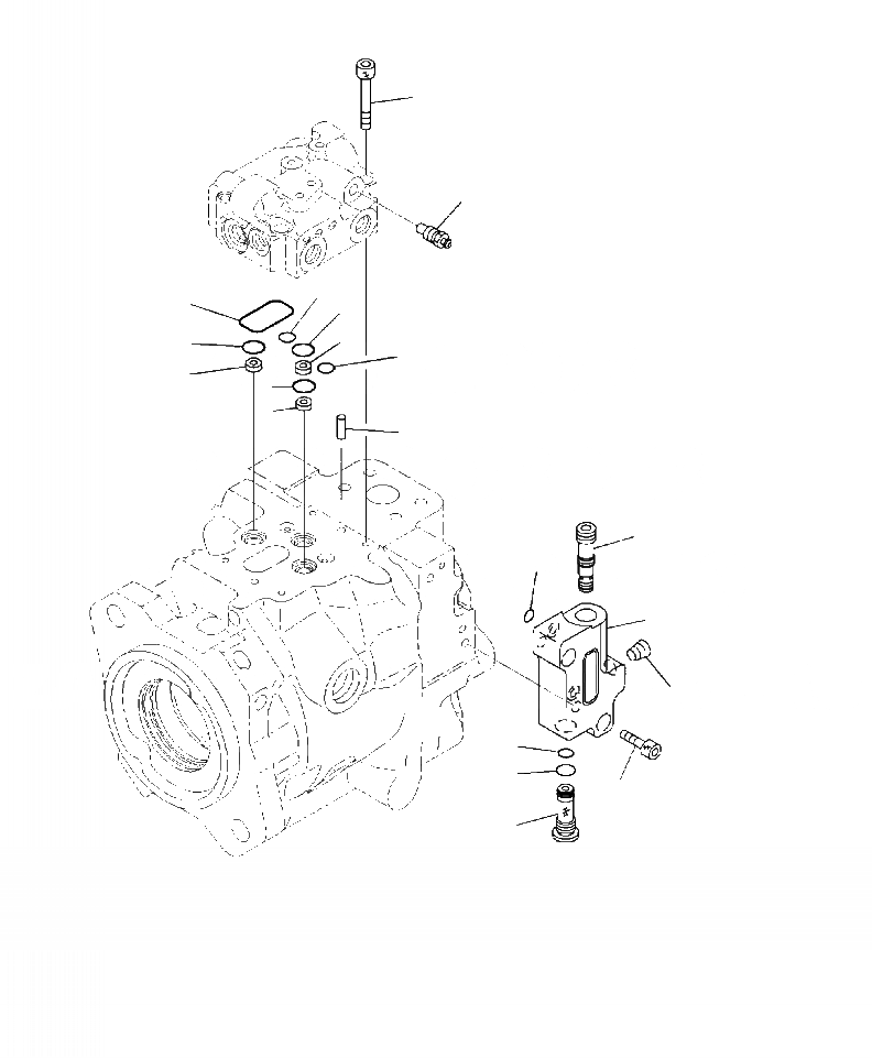 Схема запчастей Komatsu WA480-6 - H-A ГИДР. НАСОС. РУЛЕВ. УПРАВЛЕНИЕ (/) (заводской номер A8-) ГИДРАВЛИКА