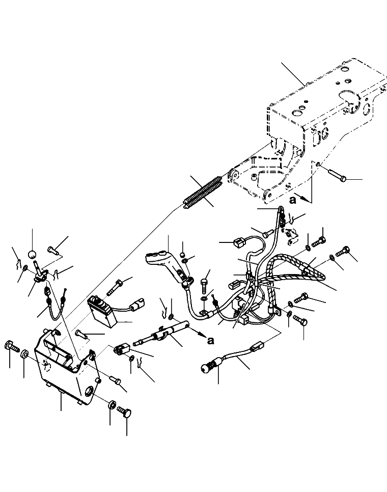 Схема запчастей Komatsu WA480-6 - K-7A OPERATOR СИДЕНЬЕ КОНСОЛЬ (ДЖОЙСТИК РУЛЕВ. УПРАВЛЕНИЕ) (/) OPERATORXD S ОБСТАНОВКА И СИСТЕМА УПРАВЛЕНИЯ