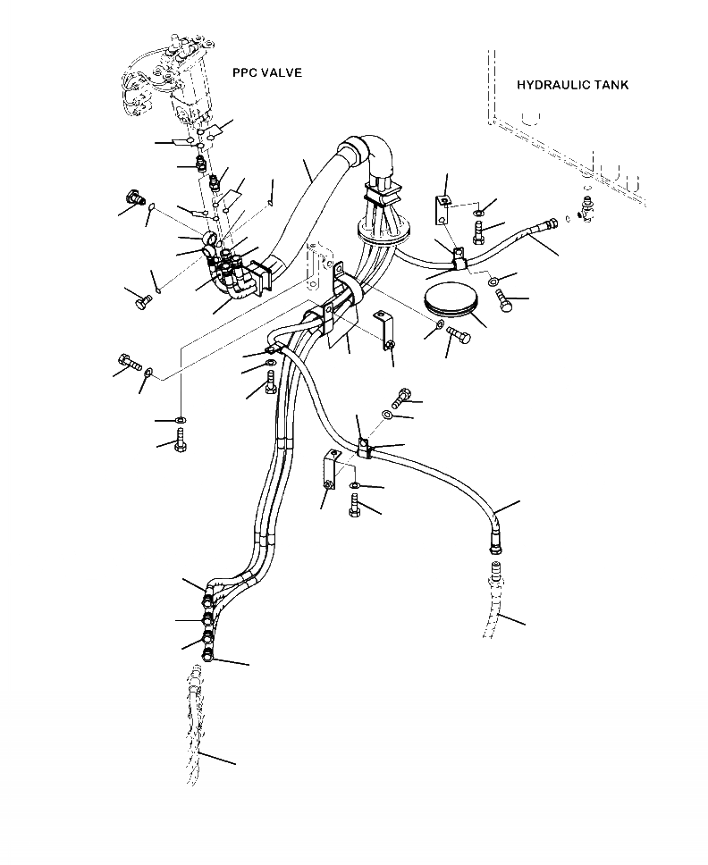 Схема запчастей Komatsu WA480-6 - K-A УПРАВЛЕНИЕ ПОГРУЗКОЙS PPC ПАТРУБКИ (2-Х СЕКЦИОНН. УПРАВЛЯЮЩ. КЛАПАН И ДЖОЙСТИК РУЛЕВ. УПРАВЛЕНИЕ) OPERATORXD S ОБСТАНОВКА И СИСТЕМА УПРАВЛЕНИЯ