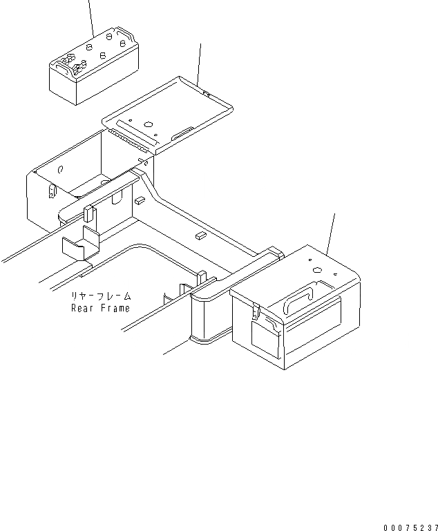 Схема запчастей Komatsu WA500-3LK - АККУМУЛЯТОР ЭЛЕКТРИКА