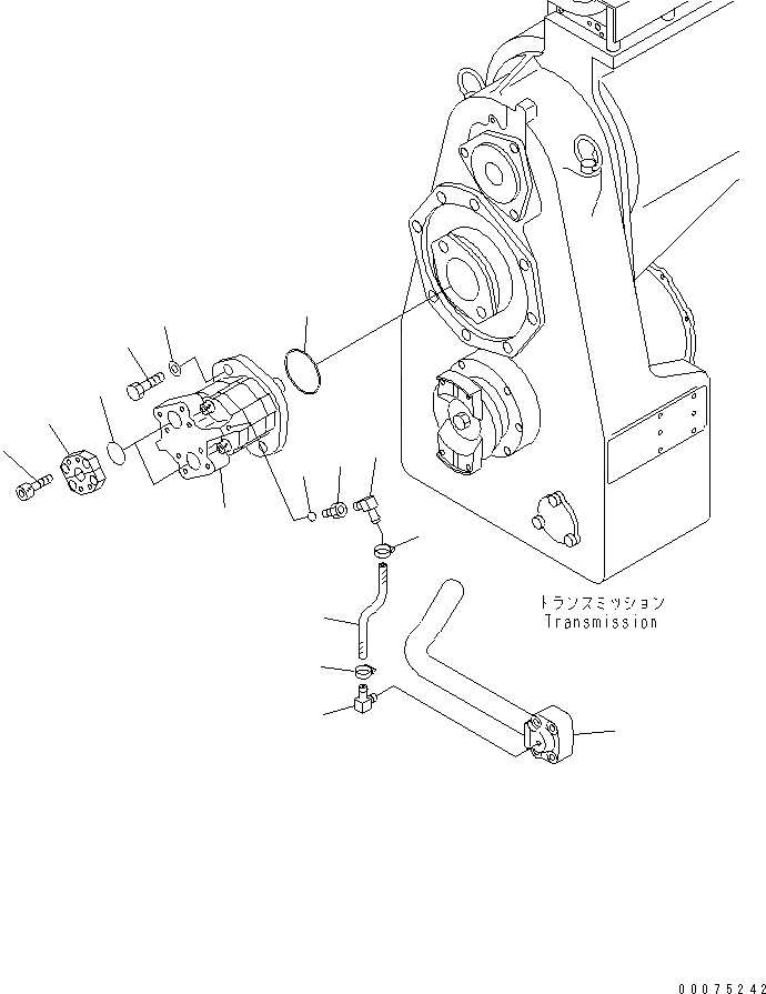 Схема запчастей Komatsu WA500-3LK - ГИДРОТРАНСФОРМАТОР И ТРАНСМИССИЯ (С GROUND-ПРИВОДN РУЛЕВ. УПРАВЛЕНИЕ) (НАСОС КРЕПЛЕНИЕ И ВОЗВРАТН. ЛИНИЯ) СИЛОВАЯ ПЕРЕДАЧА И КОНЕЧНАЯ ПЕРЕДАЧА