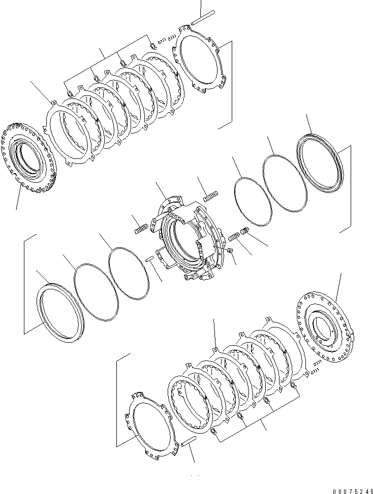 Схема запчастей Komatsu WA500-3LK - ТРАНСМИССИЯ ASSEMBLY (ВПЕРЕД/НАЗАД МУФТА КОЖУХ) СИЛОВАЯ ПЕРЕДАЧА И КОНЕЧНАЯ ПЕРЕДАЧА