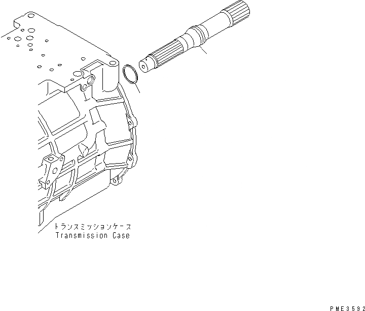 Схема запчастей Komatsu WA500-3LK - ТРАНСМИССИЯ ASSEMBLY (ВХОДН. ВАЛ) СИЛОВАЯ ПЕРЕДАЧА И КОНЕЧНАЯ ПЕРЕДАЧА