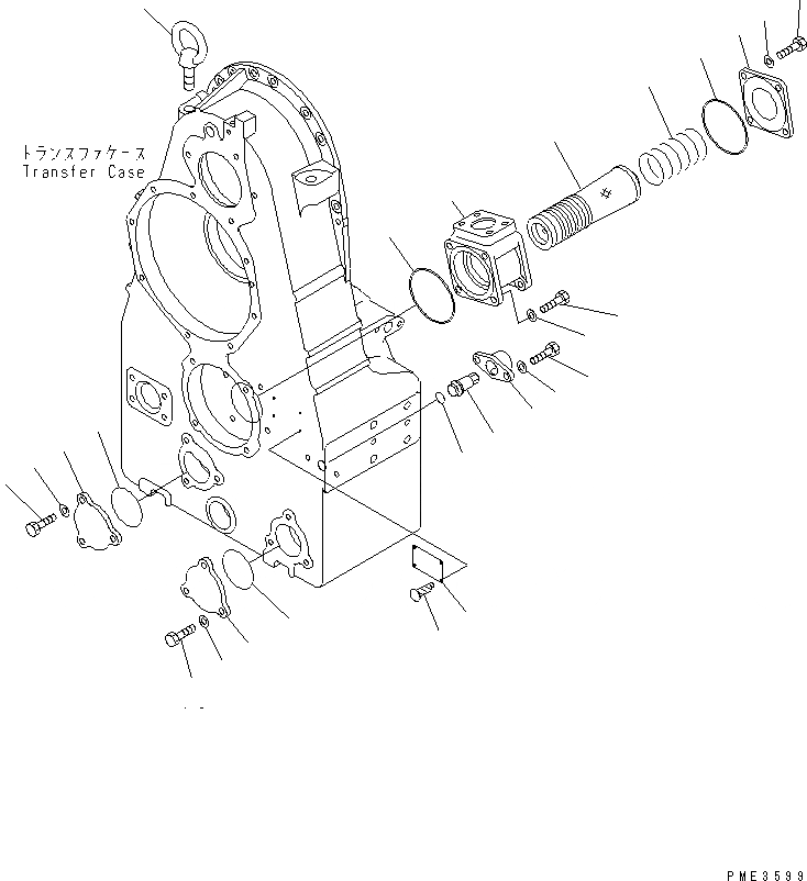 Схема запчастей Komatsu WA500-3LK - ТРАНСМИССИЯ ASSEMBLY (ПЕРЕДАЧА) СИЛОВАЯ ПЕРЕДАЧА И КОНЕЧНАЯ ПЕРЕДАЧА